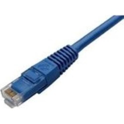Black Box EVNSL641-0025 CAT6 550MHz Stranded Ethernet Patch Cable - Unshielded, PVC, Snagless Boots, Straight-Pinned, Blue, 25 ft.