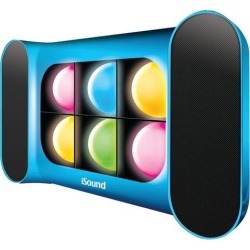 DREAMGEAR ISOUND-5259 Iglow Pro Bluetooth Speaker with Dancing Lights and Rechar