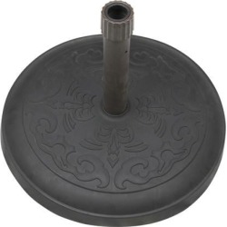 20.5' Brown Outdoor Patio Umbrella Base