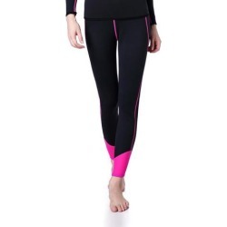 Women's Neoprene Body Shaper Sauna Workout Thermo Sweat Leggings Pants L