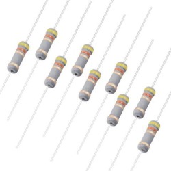 1W 4.3 Ohm Carbon Film Resistor 5% Tolerance 4 Color Bands Fixed Resistor 200Pcs
