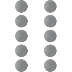 10 Pieces EVA Foam Golf Swing Exercises Practice Training Balls Gray