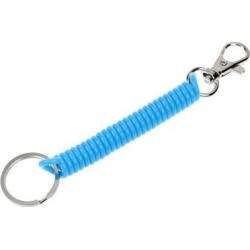 Lobster Clasp Spring Key Chain Stretchy Coil Cord Rope Strap Keychain 13cm