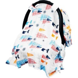 2 in 1 Carseat Canopy and Nursing Cover Up Animals