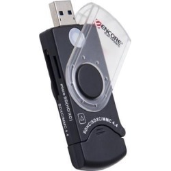 Pocket Size USB 3.0 SD Memory CARD READER - Read/Write up to 2 Memory Card at the same time. - SY-CRD20220