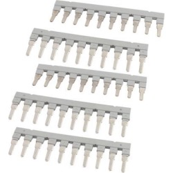 5Pcs EB10-10 10 Postions 10mm Pitch Terminal Block Contact Insertion Jumper
