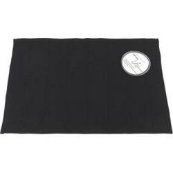 Carnation Home Fashions Medium-Sized, Memory Foam Bath Mat in Black