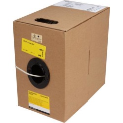 StarTech.com WIR5ECMPGRY Cat5e - 1000ft Roll of Gray Plenum CMP Cat5e Solid UTP Bulk Cable