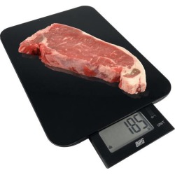 OPTIMA HOME SCALES NEPTUNE KITCHEN WEIGH SCALE BLACK