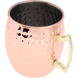 Stainless Steel Mug Moscow Mule Drink Coffee Cocktail Tea Travel Cup Gold