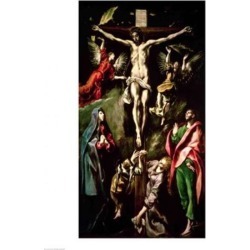 Posterazzi BALXIR154027LARGE The Crucifixion Poster Print by El Greco - 24 x 36 in. - Large