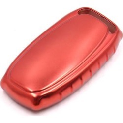 Red Remote Key Case Holder Shell Protect Cover Fit For Audi A4L A6L A7 A8 S5