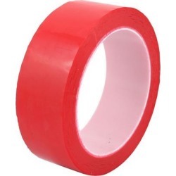 35mm x 66m Waterproof Single Sided Adhesive Easy-clear Marking Tape Red