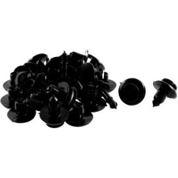 22Pcs Plastic Fender Push-Type Trim Rivet Clips 8 x 19 x 13mm for Mazda