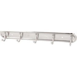 Kitchen Bathroom Metal Wall Mounted Hooks Towel Coat Hanger Rack