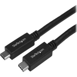 StarTech USB31CC1M USB C Cable - 3 ft. / 1m - 10 Gbps - 4K - USB-IF - Charge and Sync - USB Type C to Type C Cable - USB Type C Cable