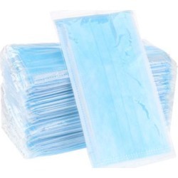 50 Pieces Disposable 3-layer Mouth Mask Respirator Mouth-muffle Masks Blue