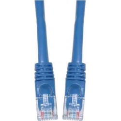 Cat5e Ethernet Patch Cable, Snagless/Molded Boot, 3 foot - Blue