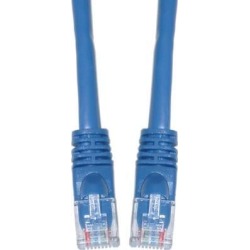 Offex Cat6a Ethernet Patch Cable Snagless/Molded Boot 500 MHz 10 foot - Blue