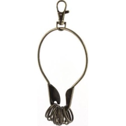 Lobster Clasp 10 Split Ring Key Holder Keychain Keyring Bronze Tone