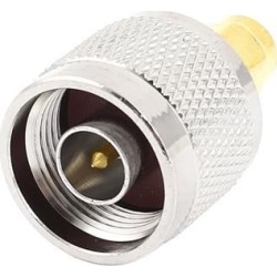 Unique Bargains SMA Male to N Type Male M/M Converter RF Adapter WIFI WLAN Connector Replacement