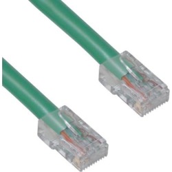 Cable Wholesale CAT5E Ethernet Patch Cable UTP Bootless 350MHz 100 foot - Green