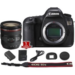 Canon EOS 5DS DSLR Camera (Body Only) (International Model) with 24-70mm USM Lens Kit