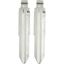 Uncut Insert Emergency Remote Key Blank Blade Replacement for Chevrolet 2pcs