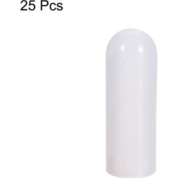 0.3inch ID High Temp Silicone Rubber Protective End Cap Silicone Plug Perfect for Powder Coating Anodizing Plating 25pcs