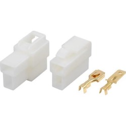 10 Sets Car Circuit Latching Electrical Wire Connector Male Female Cable 6.3mm
