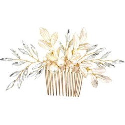 Crystal Rhinestone Hair Comb Slide Pin Bridal Party Hair Clips