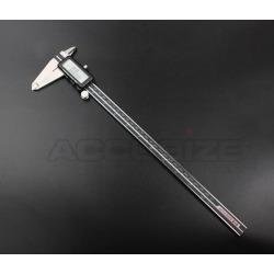Accusize - 12" Full Screen Super Big LCD Electronic Digital Caliper, Metric/Inch/Fractional, Professional Quality, 1/128', #1110-0838