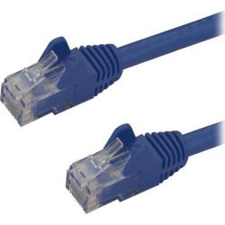 StarTech.com N6PATCH10BL Cat6 Ethernet Cable - 10 ft - Blue - Patch Cable - Snagless Cat5 Cable - Network Cable - Ethernet Cord - Cat 6 Cable - 10ft