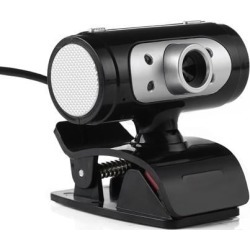EC2WORLD 1280*720 720p Pixel 4 LED HD Webcams Web Cam Camera With Night Lights For Computer