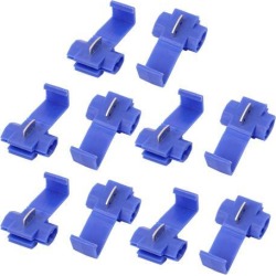 10pcs Electrical Cable Connectors Fast Quick Splice Lock Wire Terminals Crimp