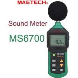 Mastech MS6700 Digital Sound Level Meter Auto Range 30dB to 130dB Industrial Grade Noise Meter DB Sound Meter