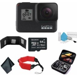 GoPro HERO7 (Black) Waterproof Digital Action Camera 64GB Bundle