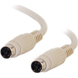 C2G 02692 PS/2 M/M Keyboard/Mouse Cable, Beige (6 Feet, 1.82 Meters)