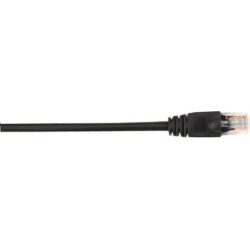 Black Box CAT6PC-025-BK CAT6 250-MHz Stranded Ethernet Patch Cable - Unshielded, PVC, Snagless Boot, Black, 25 ft.