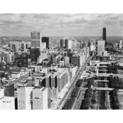 Posterazzi SAL25545134 Skyscrapers in a City Chicago Illinois USA Poster Print - 18 x 24 in.