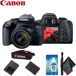Canon EOS Rebel T7i DSLR Camera Accessory Kit - Includes - 18-55mm Lens + Cleaning Kit + More!