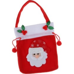 Christmas Treat Pocket Candy Treat Bags for Xmas Decor Santa Claus