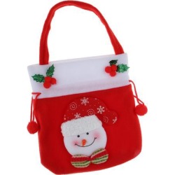 Christmas Treat Pocket Candy Treat Bags for Xmas Decor Christmas Snowman