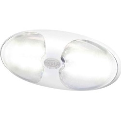 Hella Marine 12 Interior / Exterior Lamp - White LED - White Housing Lamp