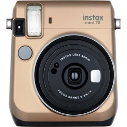 Fujifilm Instax Mini 70 Instant Film Camera - Stardust Gold