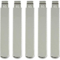 Uncut Insert Emergency Remote Key Blank Blade Replacement for Subaru 5pcs