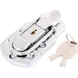 Suitcase Boxes Case Locking Clasp Toggle Catch Latch w 2 Keys
