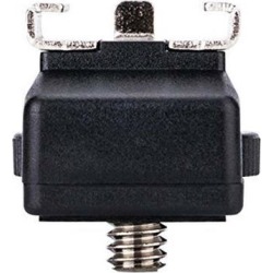 JJC Hot Shoe Mount Adapter with Male 1/4'-20 Thread Stud for Camera Cage Rig/.