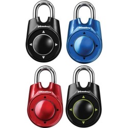 Master Lock 1500ID Assorted Colors Set Your Own Speed Dial™ Combination Lock