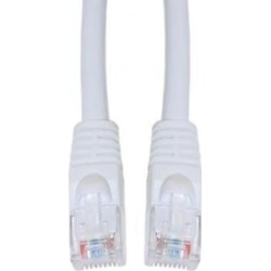 Offex Cat5e Ethernet Patch Cable Snagless/Molded Boot 5 foot - White